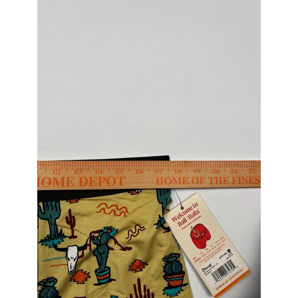 Shinesty Ball Hammock Boxer Briefs Mens XL Tan Mirage Desert Cactus Western